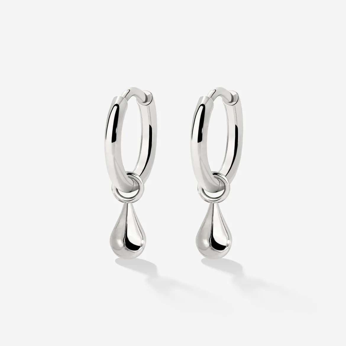 Drop it Hoop Set Small Silber