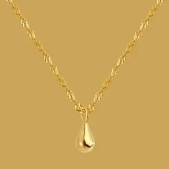 Drop it Necklace Gold