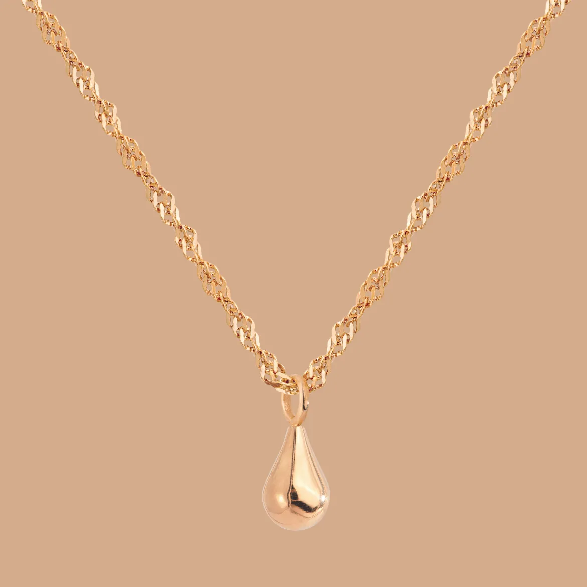 Drop it Necklace Roségold