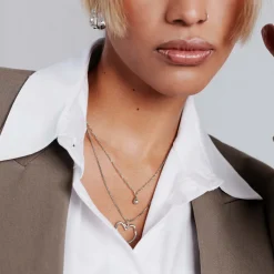 Drop it Necklace Silber