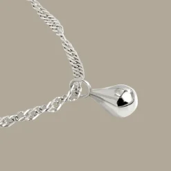 Drop it Necklace Silber