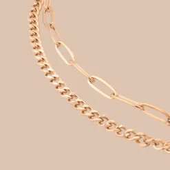 Duo Anklet Roségold