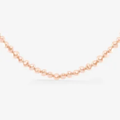 Dusty Rose Perlita Choker Gold
