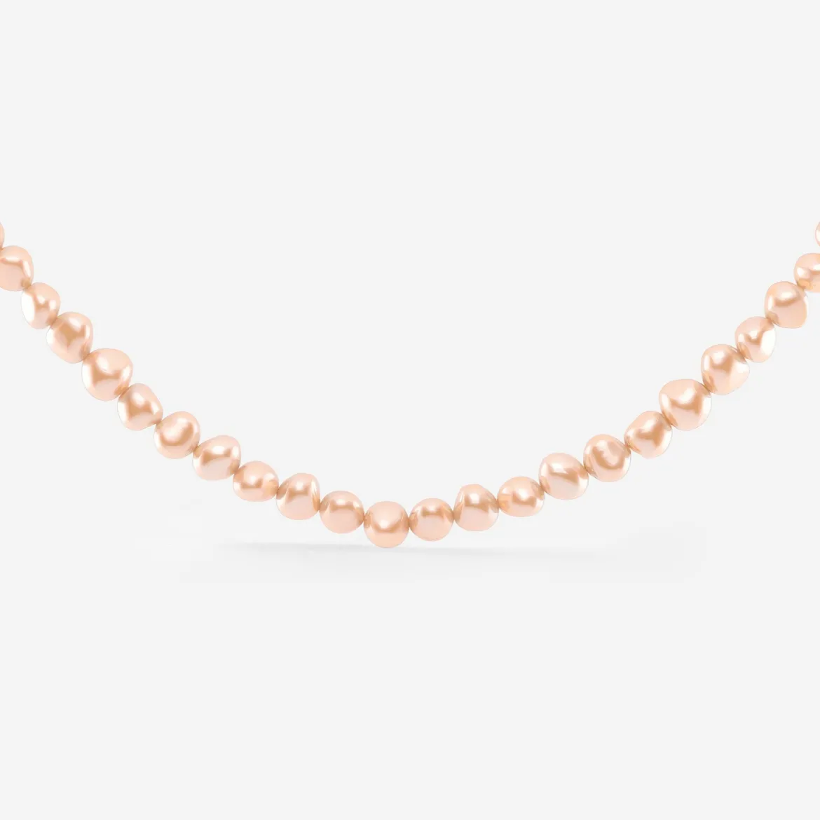 Dusty Rose Perlita Choker Gold