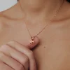 Elephant Singapore Chain Necklace Set Roségold
