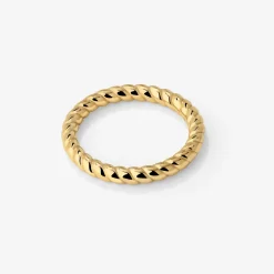 Endless Twist Ring Gold