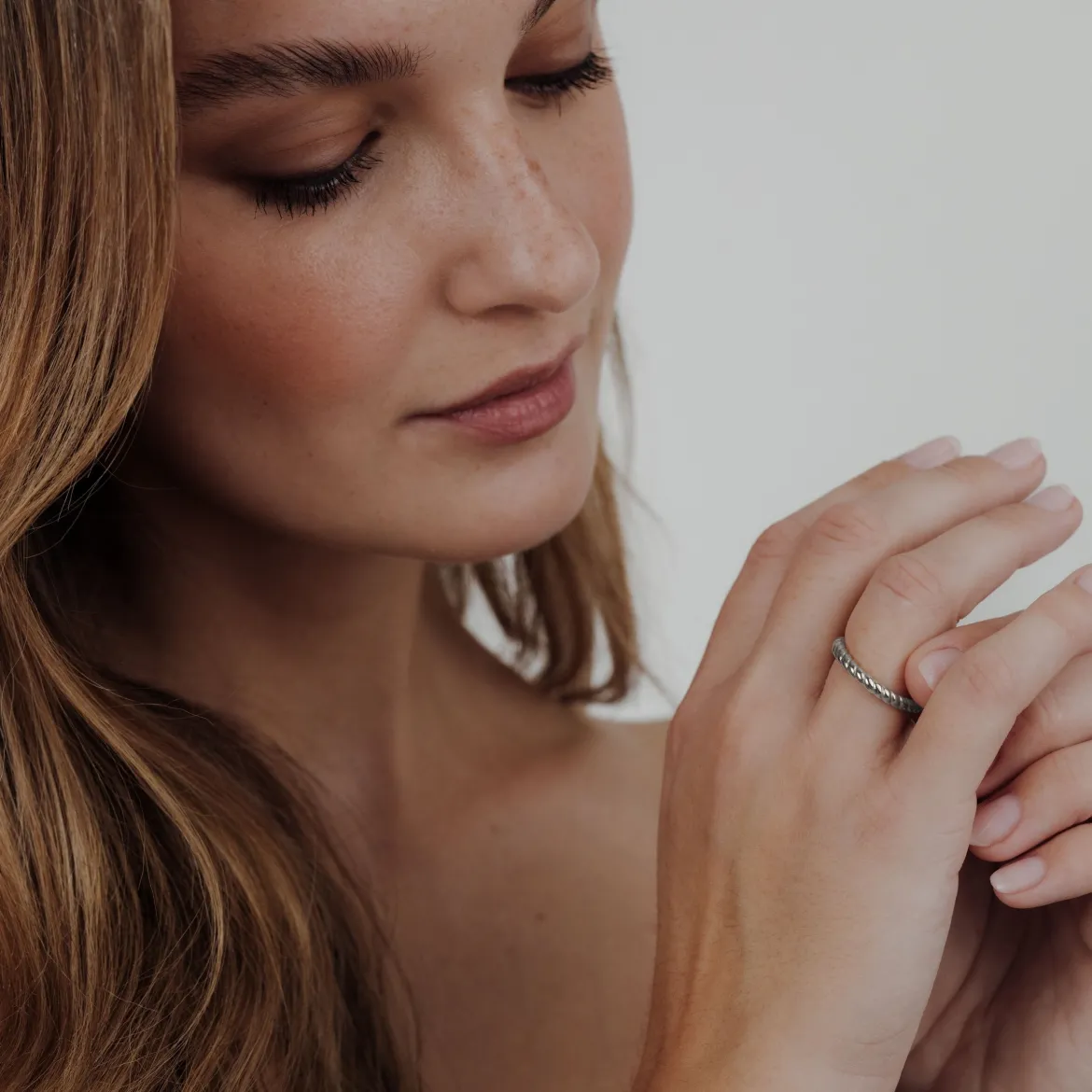 Endless Twist Ring Silber