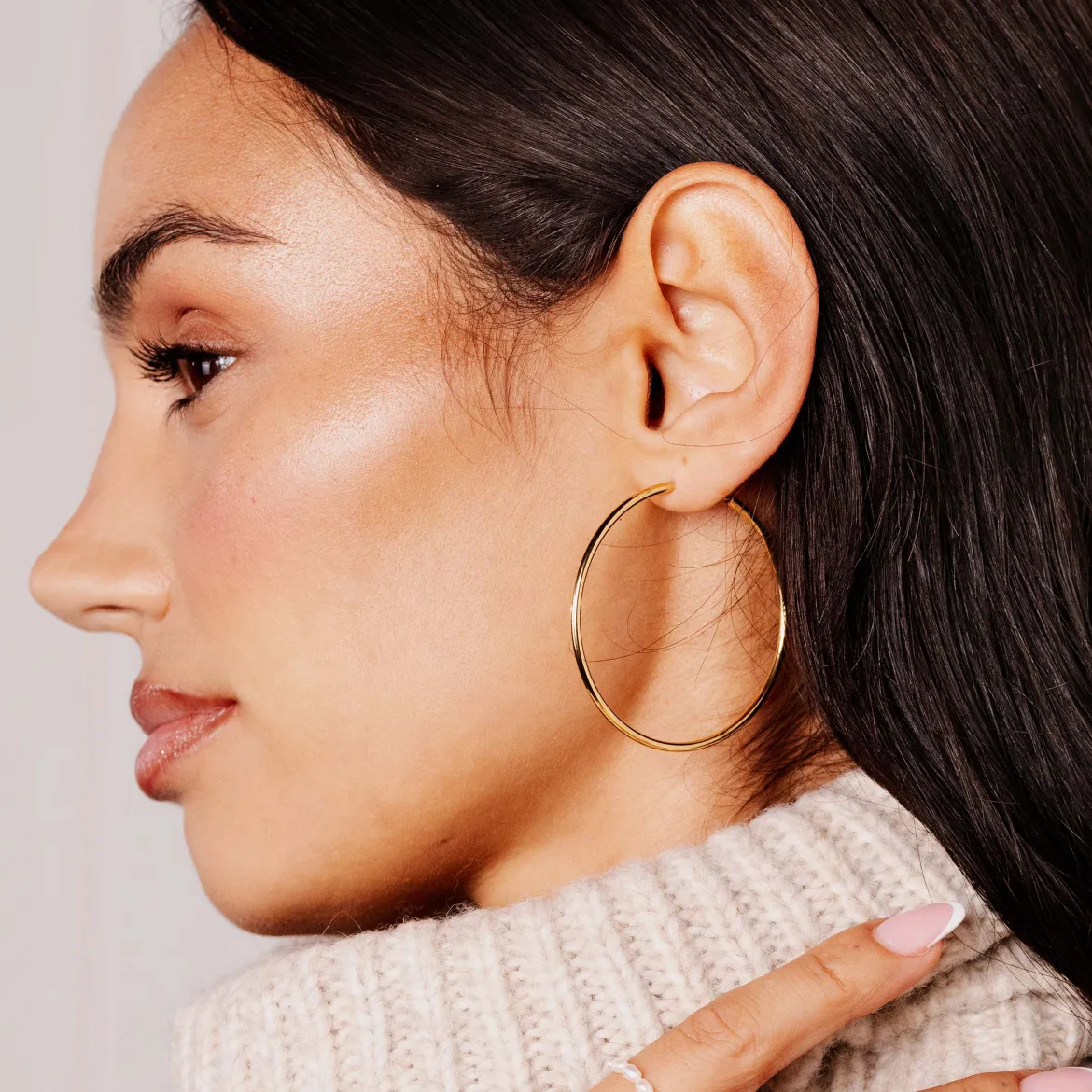 Extra Maxi Hoops Gold