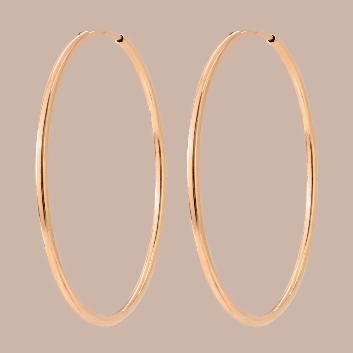 Extra Maxi Hoops Roségold