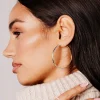 Extra Maxi Hoops Silber