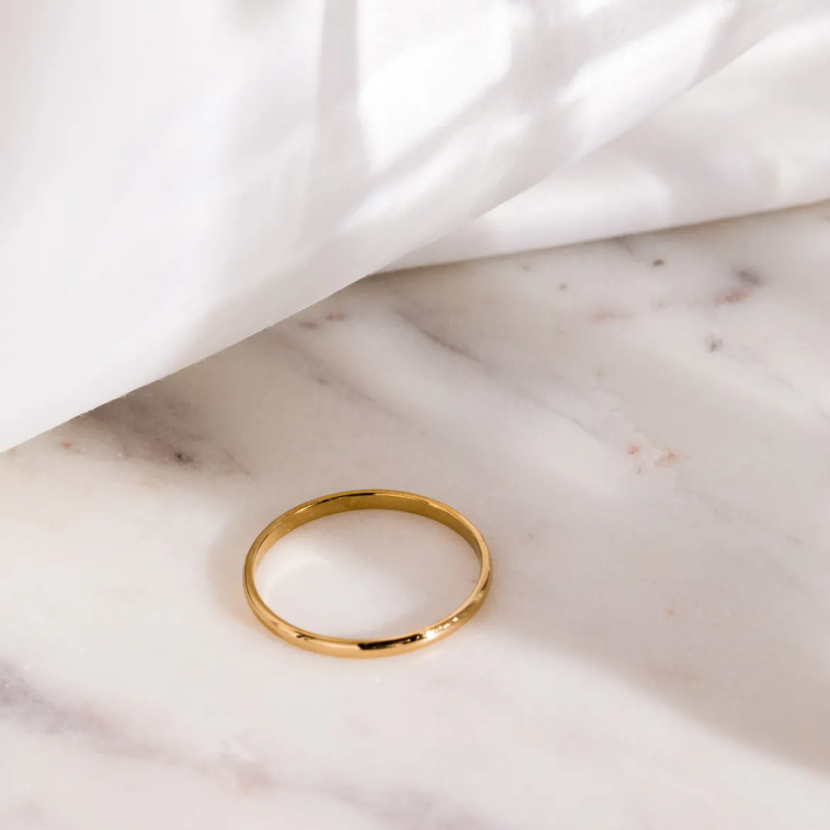 Fine Line Ring Silber