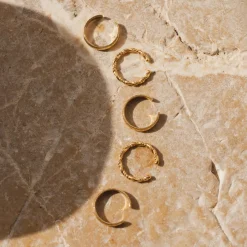 Flat Stripe Toe Ring Roségold