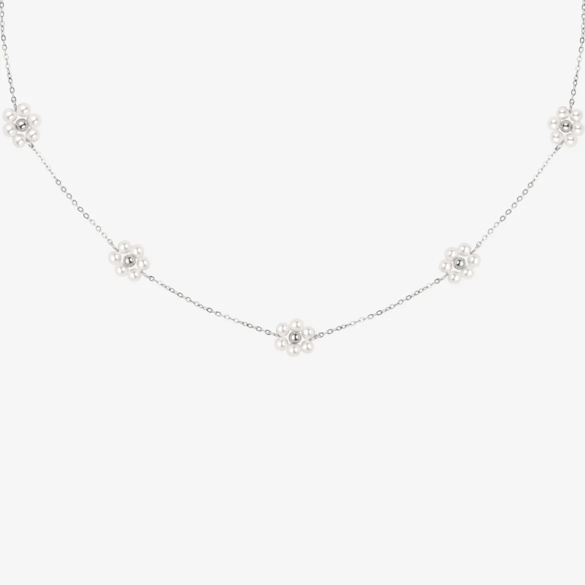Flourish Necklace Silber
