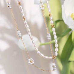 Flourish Necklace Silber