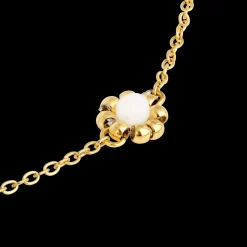 Flower 'n' Beads Necklace Gold