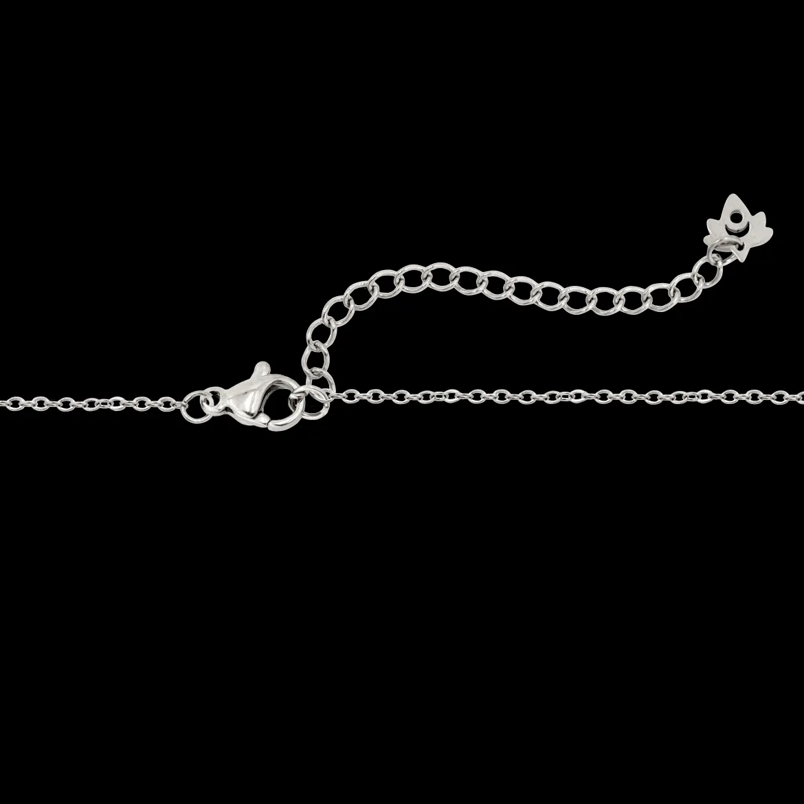 Flower 'n' Beads Necklace Silber