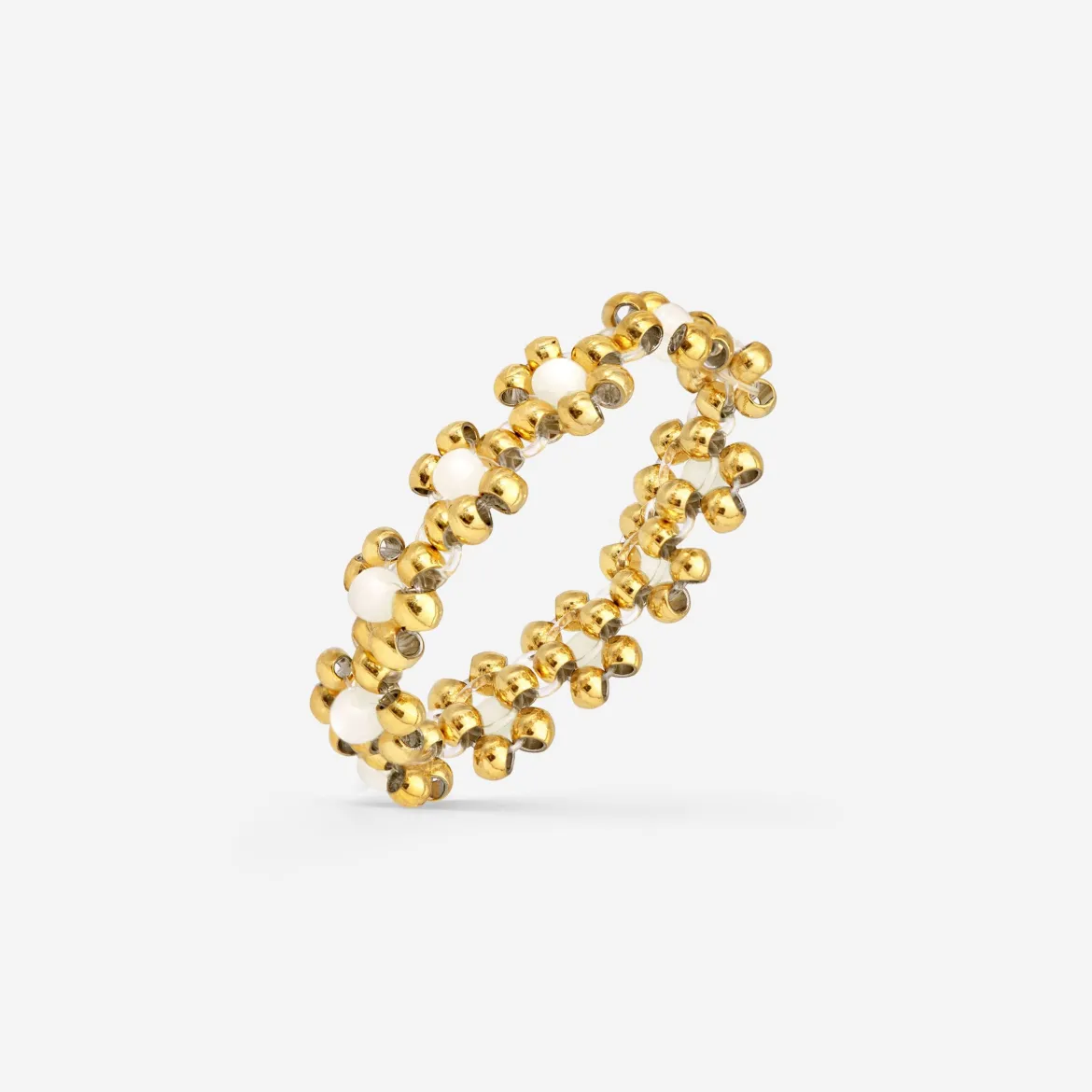 Flowery Ring Gold