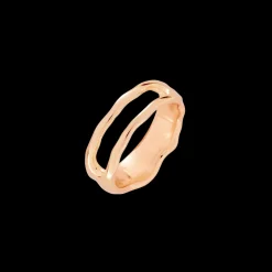 Flowing Gap Ring Roségold