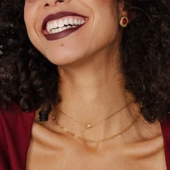 Flowy Heart Necklace Gold