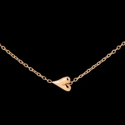 Flowy Heart Necklace Roségold
