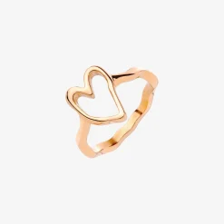 Flowy Heart Ring Roségold