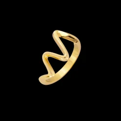 Fluid Motion Ring Gold
