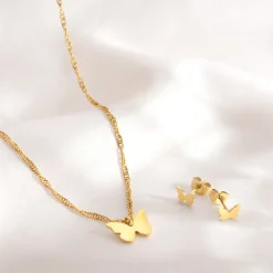 Flutterby Necklace Silber