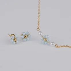 Forever Blue Daisy Bundle Gold