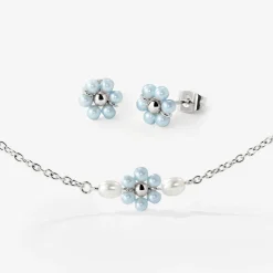 Forever Blue Daisy Bundle Silber