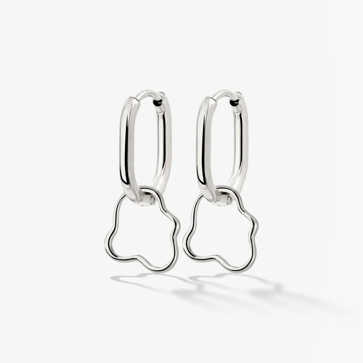Forming Fluids Oval Hoop Set Baby Silber