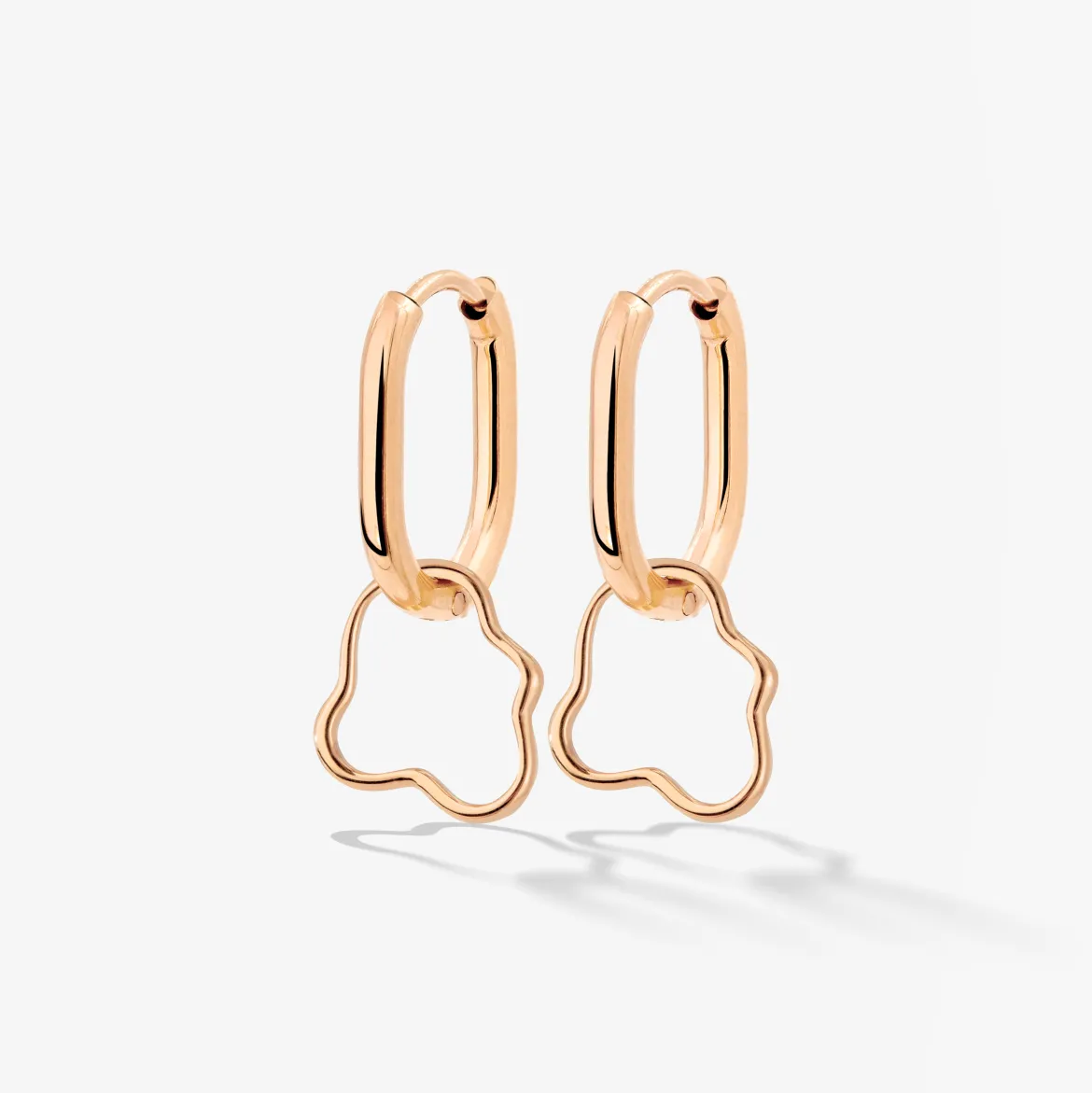 Forming Fluids Oval Hoop Set Baby Roségold