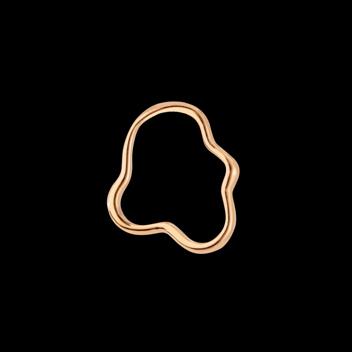 Forming Fluids Oval Hoop Set Baby Roségold