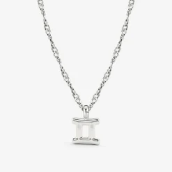 Gemini Bubble Necklace Silber