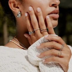 Gentle Curve Ring Silber