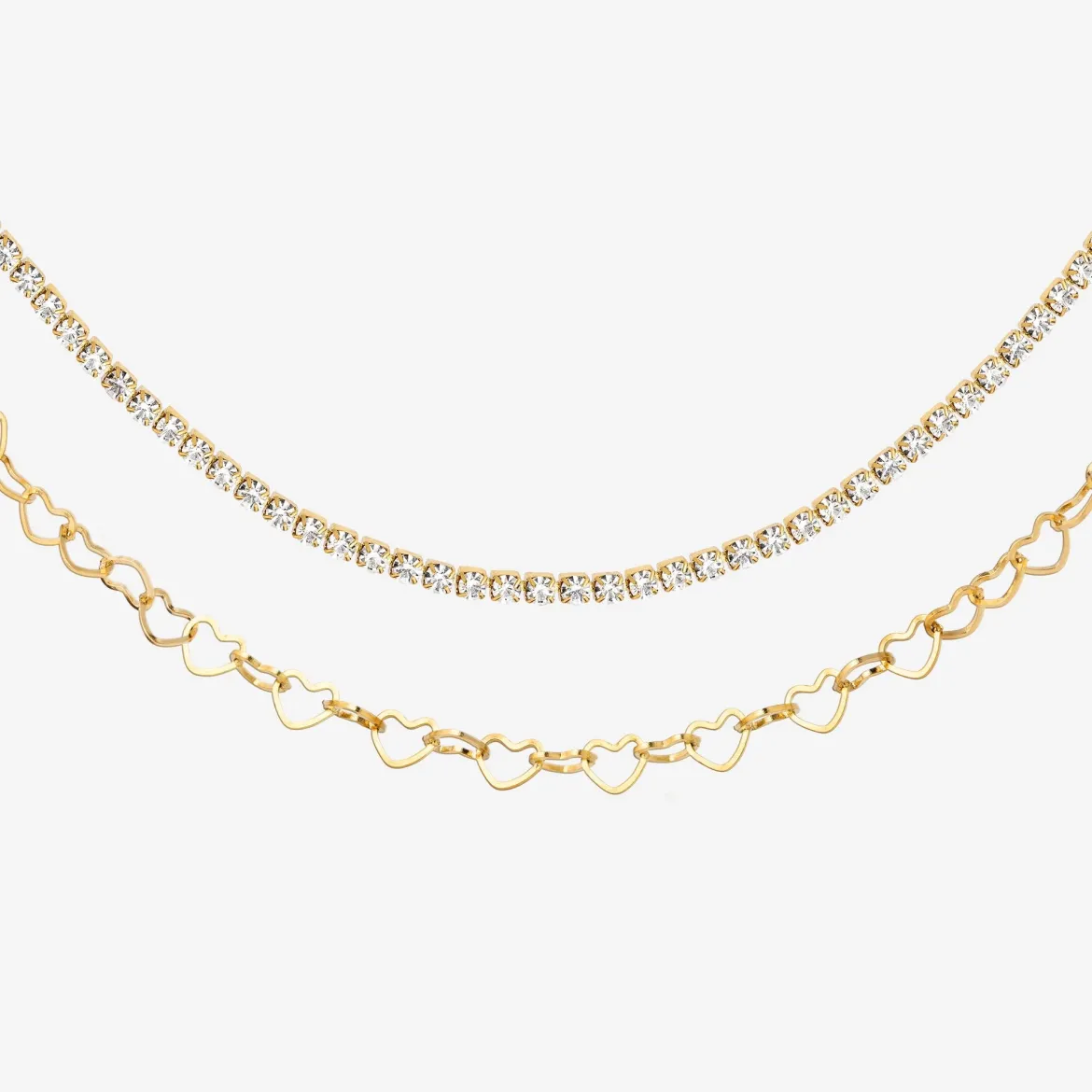 Glam Lover Necklace Bundle Gold