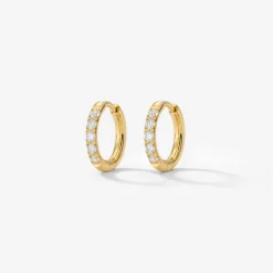 Glimmer Hoops Baby Gold
