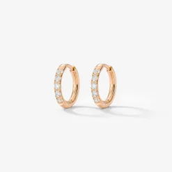 Glimmer Hoops Baby Roségold