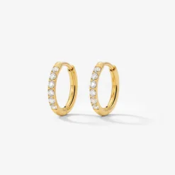 Glimmer Hoops Small Gold