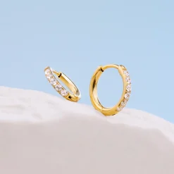 Glimmer Hoops Small Roségold