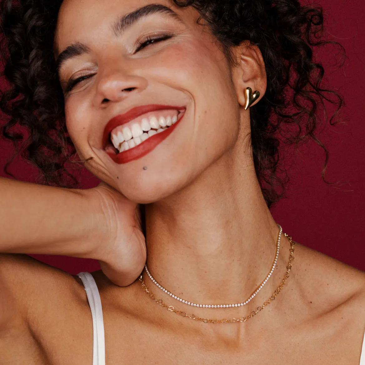 Glitz 'n' Glam Necklace Gold