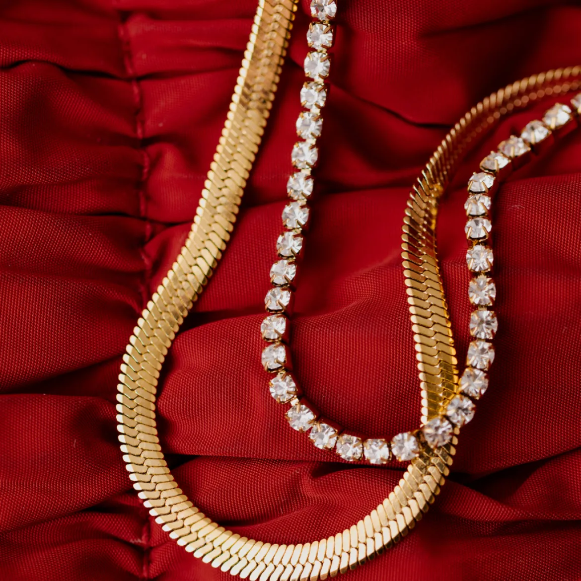 Glitz 'n' Glam Necklace Silber