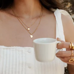 Golden Bean Necklace Gold