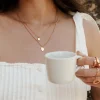 Golden Bean Necklace Roségold