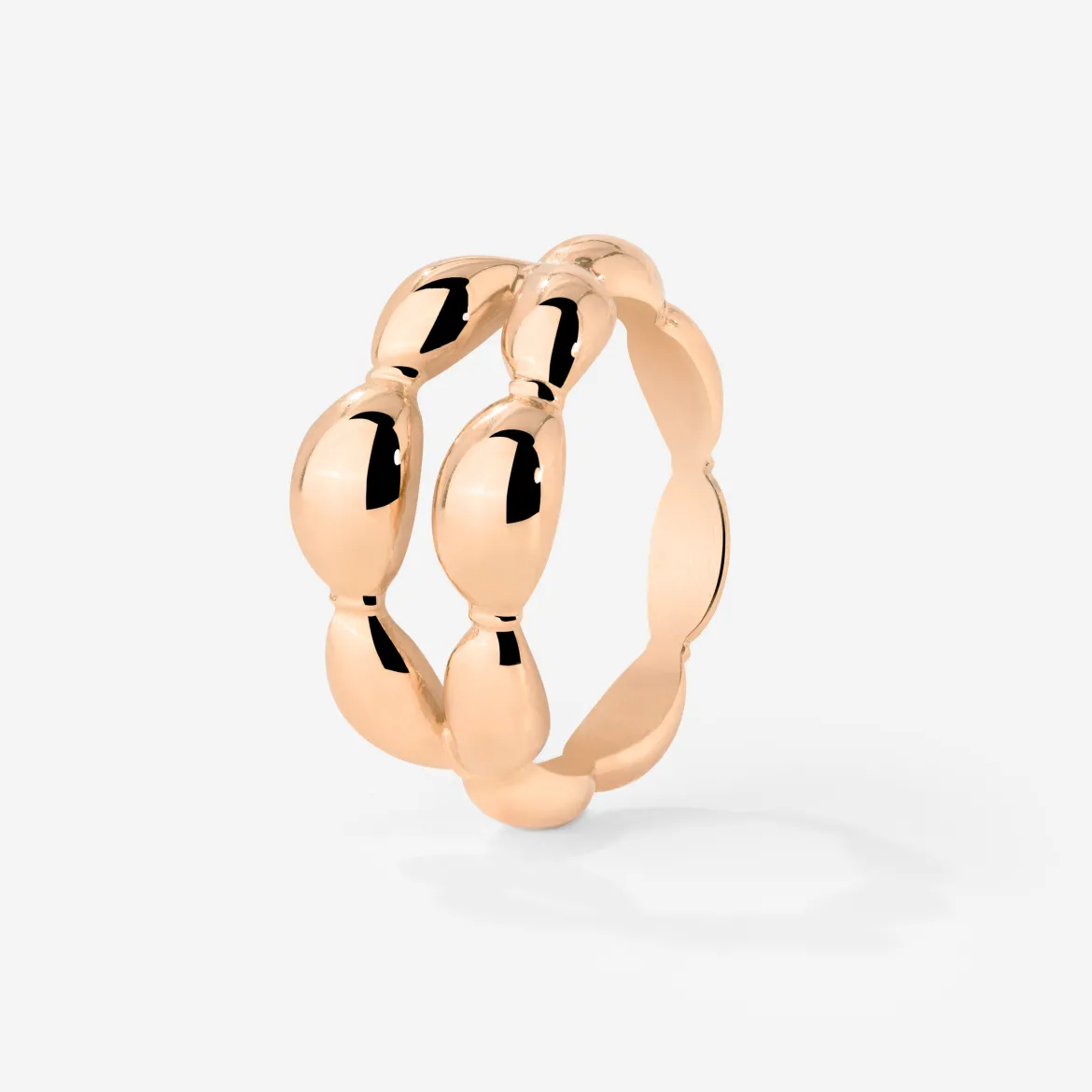 Graceful Curves Ring Roségold