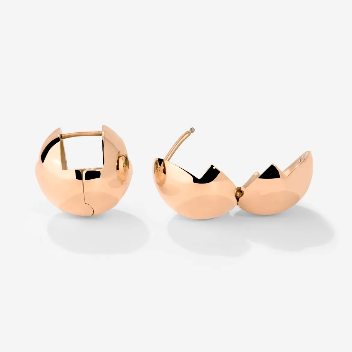 Graceful Curves Studs Roségold