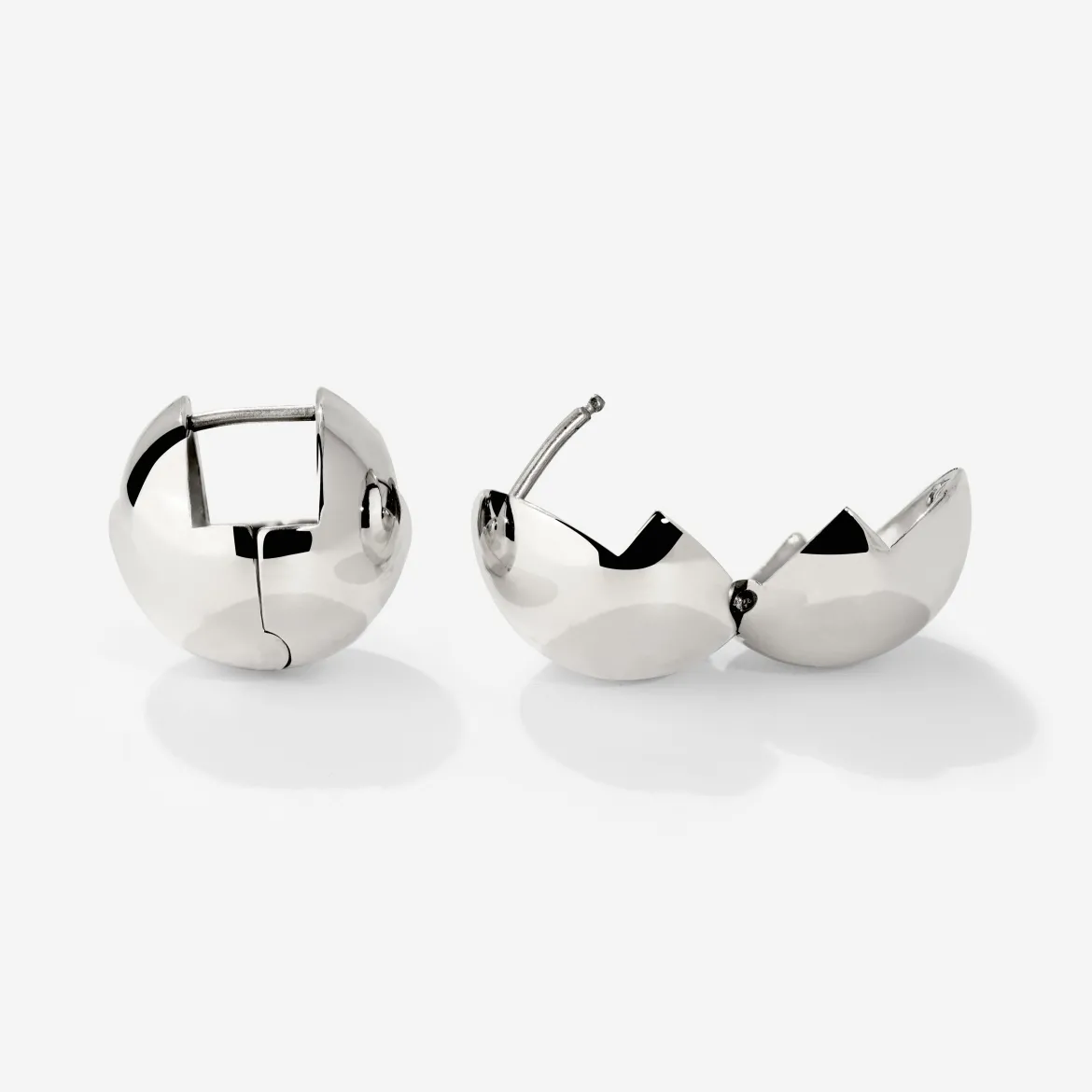 Graceful Curves Studs Silber