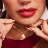Heart Ace Necklace Gold
