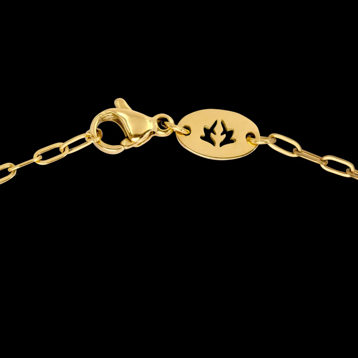 Heart Ace Necklace Gold