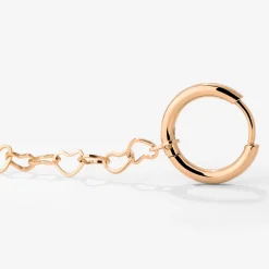 Heart after Heart Hoop Set Small Roségold