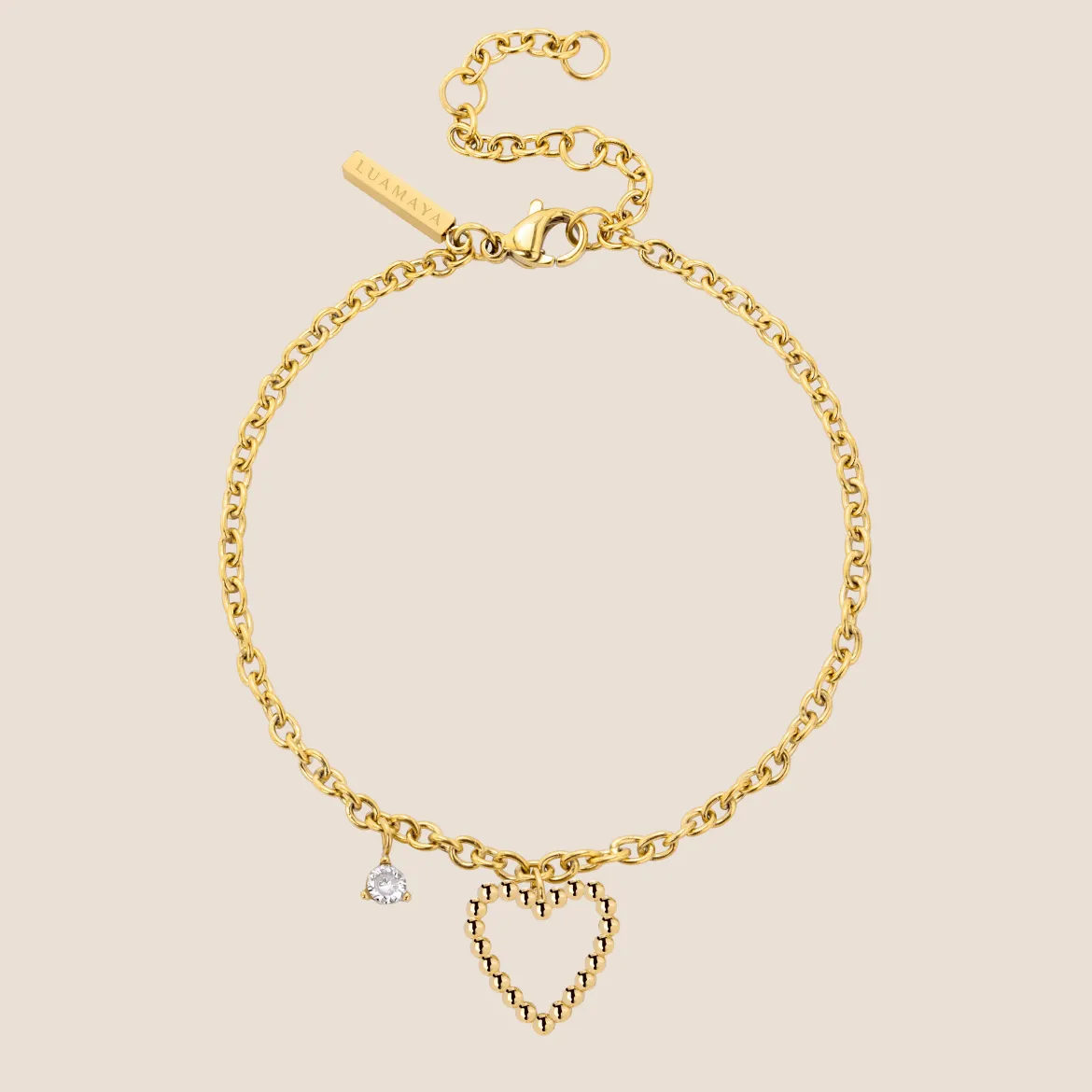 Heart of Gold Bracelet Gold